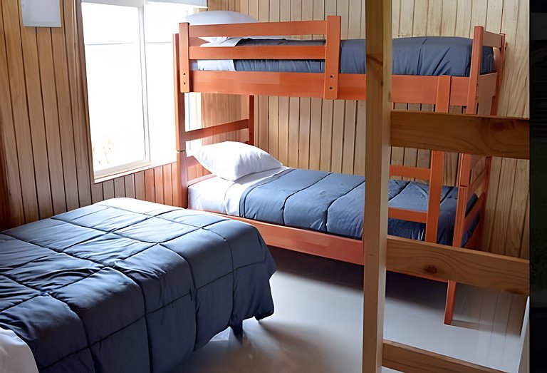 Cabaña en complejo privado, a pasos del mar, Curiñanco.