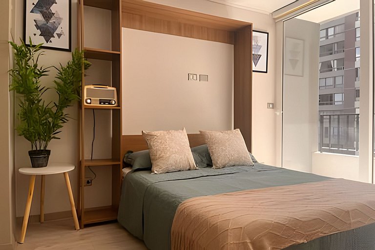 Apartamento com excelente conectividade, Santiago Centro.
