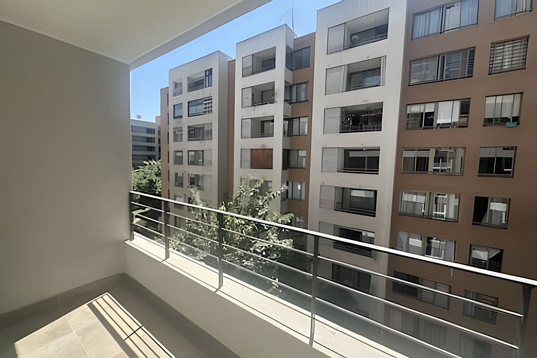 Apartamento a minutos da Movistar Arena, Santiago Centro.