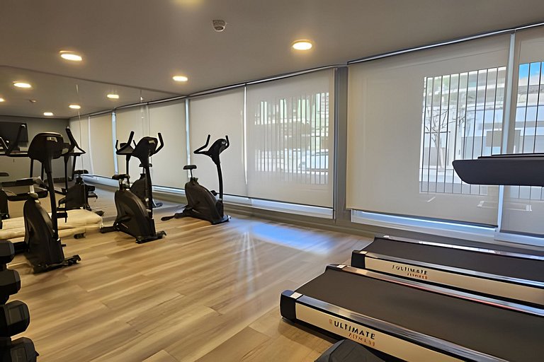 Apartamento a minutos da Movistar Arena, Santiago Centro.