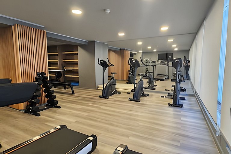 Apartamento a minutos da Movistar Arena, Santiago Centro.