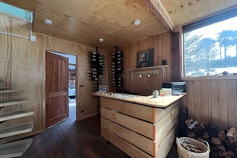 Room in "Volkano", mountain center, Corralco.