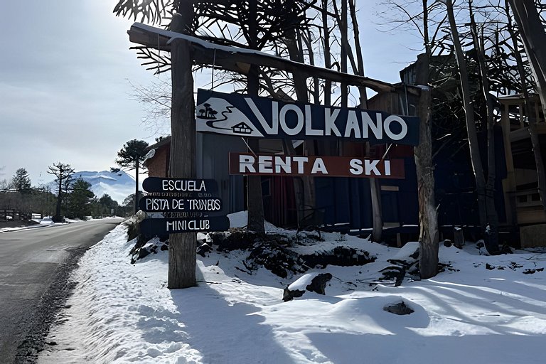 Habitación en "Volkano", centro de montaña, Corralco.