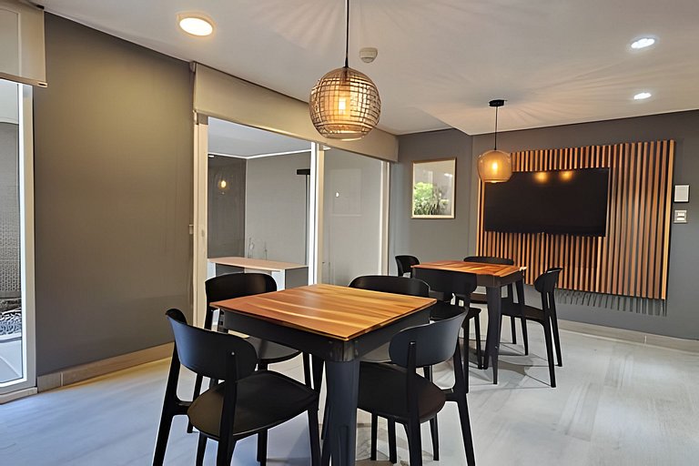 Apartment minutes from Movistar Arena, Santiago Centro.