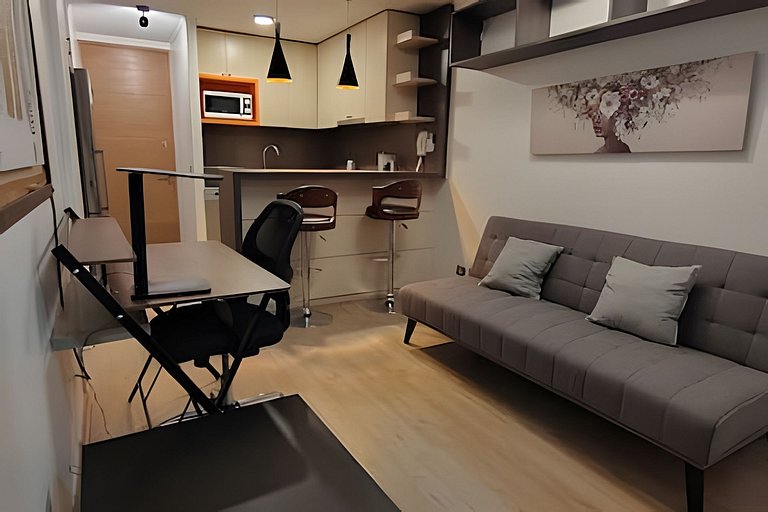 Apartamento a poucos quarteirões da Plaza de Armas, Santiago