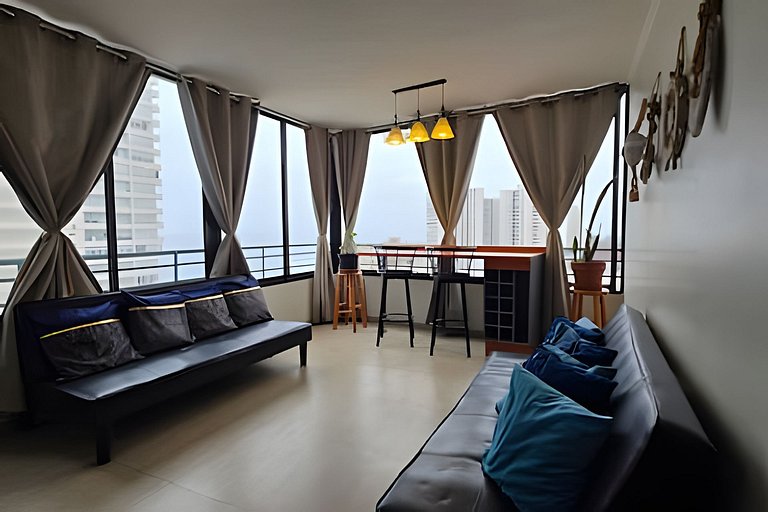 Apartment steps from Playa Brava, Iquique.