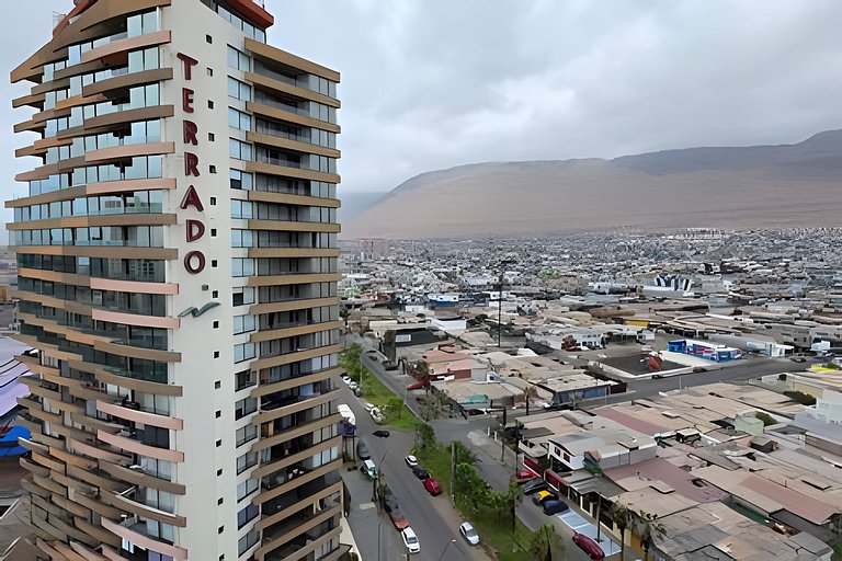 Apartment steps from Playa Brava, Iquique.