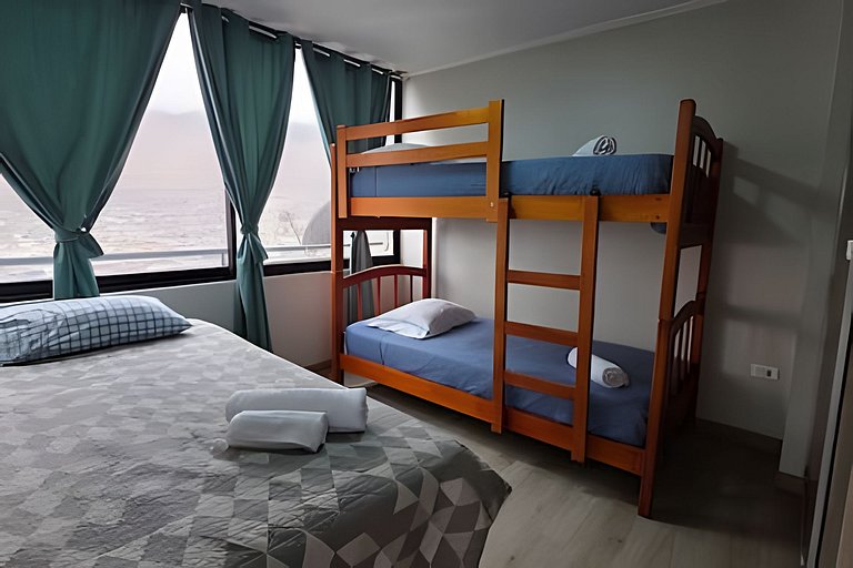 Apartment steps from Playa Brava, Iquique.