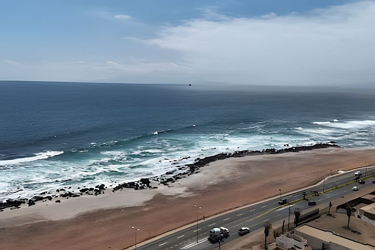 Apartamento de frente para o mar, Playa Brava, Iquique.