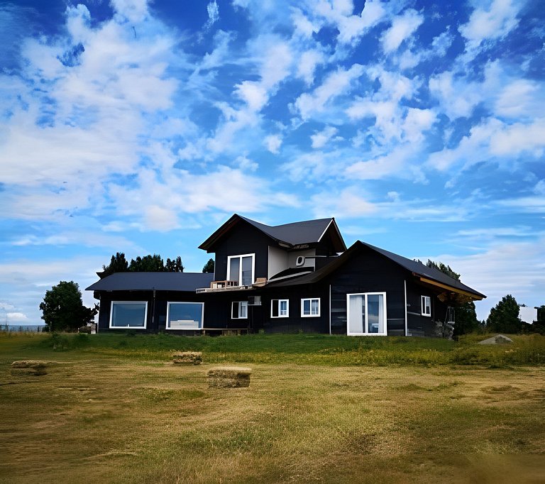 Increíble casa rural con áreas verdes