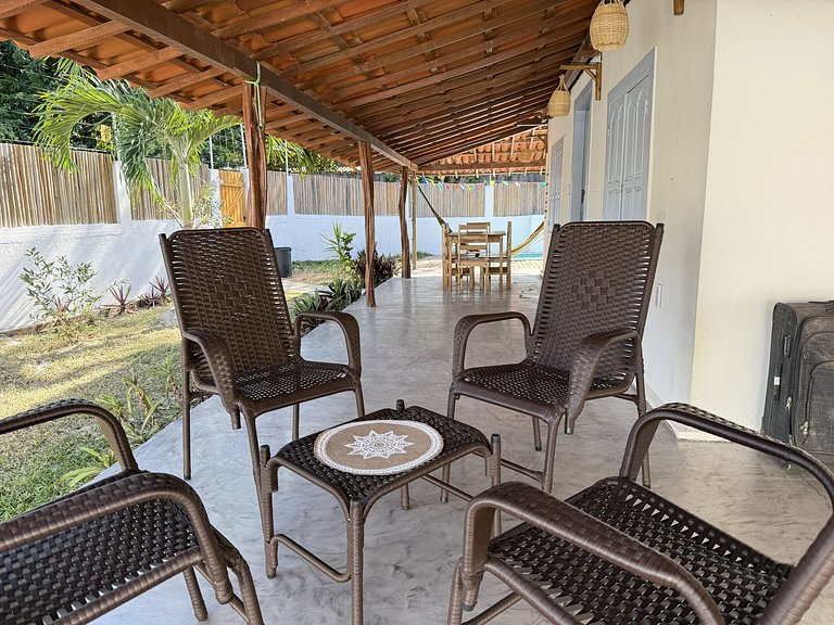 Casa com piscina em ambiente natural, Pipa.