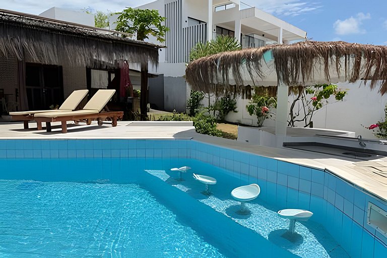 Casa con piscina y quincho en Tibau do Sul.