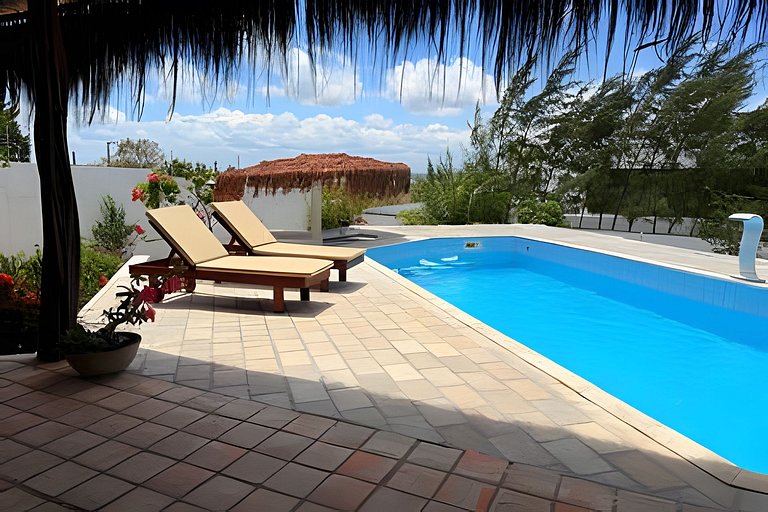 Casa con piscina y quincho en Tibau do Sul.