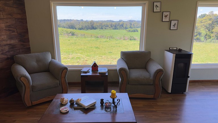 Increíble casa rural con áreas verdes