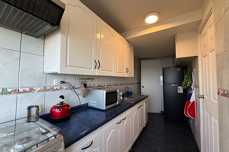 Apartamento com vista para o mar, a passos do Muelle Barón.