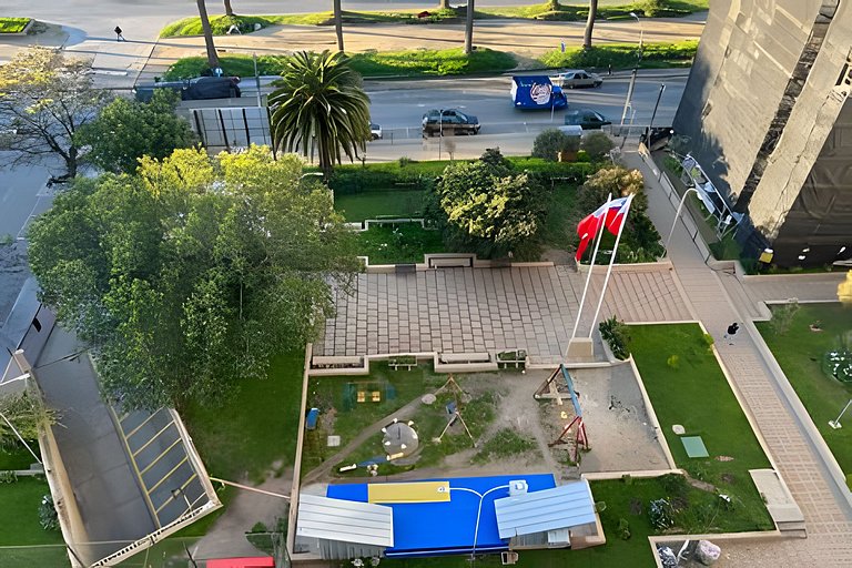 Apartamento com vista para o mar, a passos do Muelle Barón.