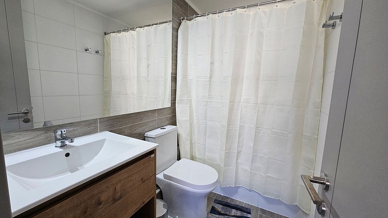 Apartamento com ar-condicionado a passos da Movistar Arena.