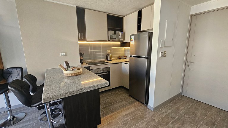 Apartamento com ar-condicionado a passos da Movistar Arena.