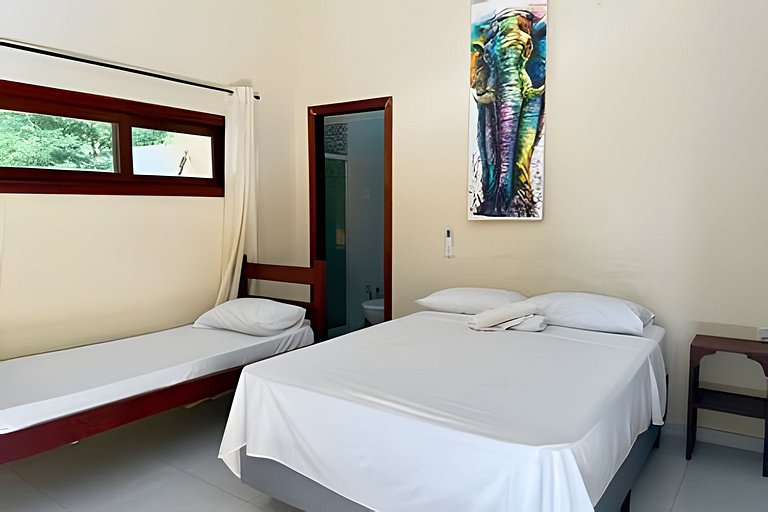 Posada con piscina y entorno tropical, Pipa.