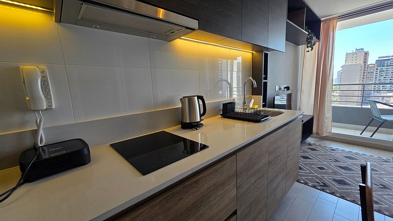 Incrível apartamento no Centro de Santiago.