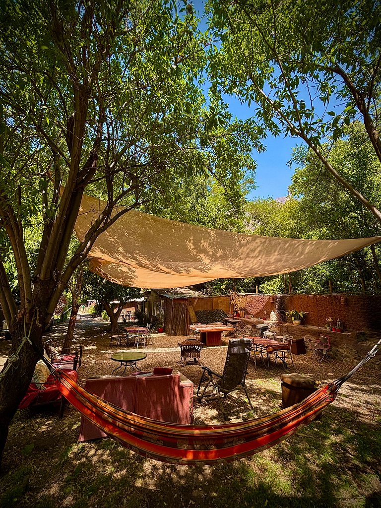 Cabaña con piscina, San Alfonso.
