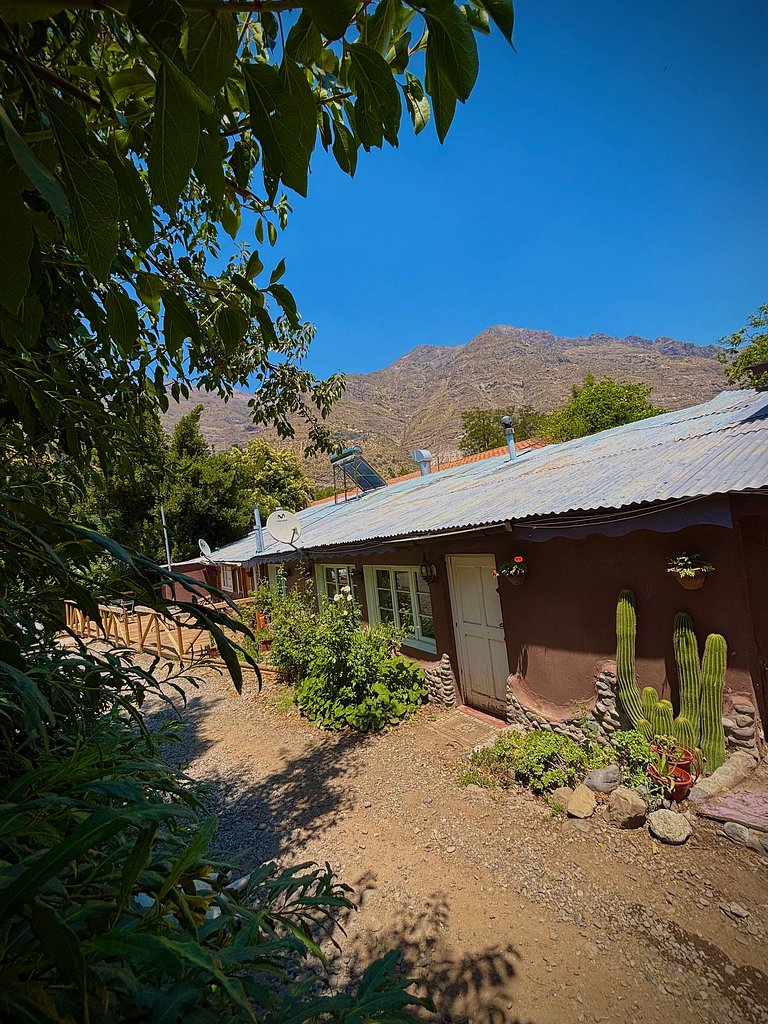 Cabaña con piscina, San Alfonso.
