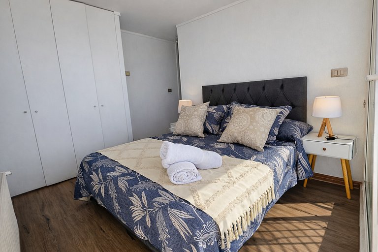 Apartment steps from Mall Alto Las Condes.