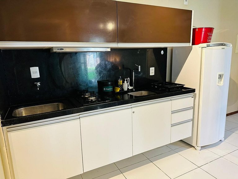 Apartamento com piscinas incríveis, Barra de São Miguel.