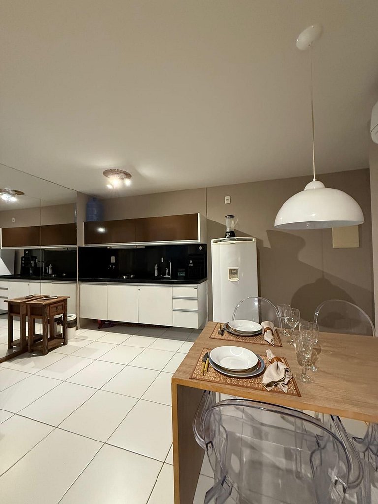 Apartment with incredible pools, Barra de São Miguel.