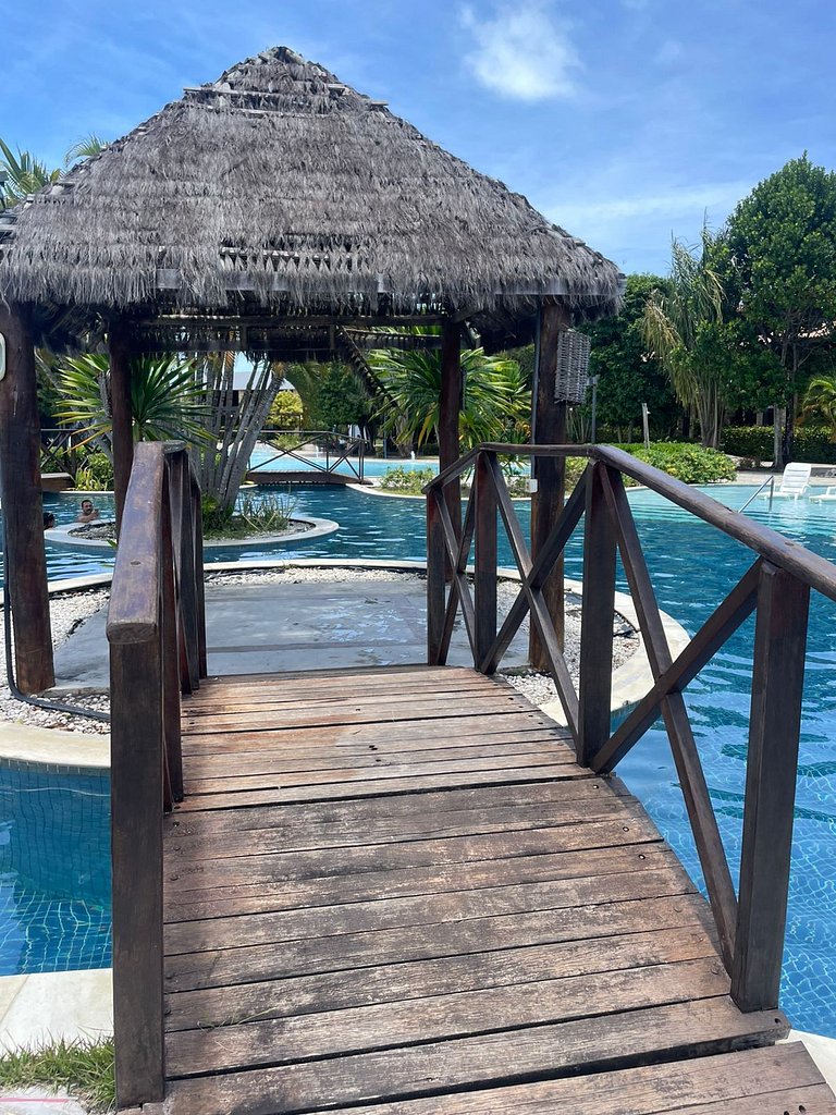 Apartamento con increíbles piscinas, Barra de São Miguel.