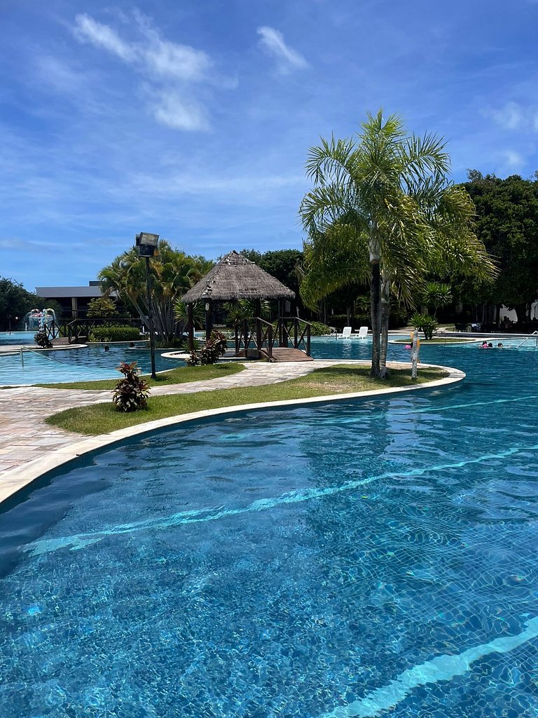 Apartamento con increíbles piscinas, Barra de São Miguel.