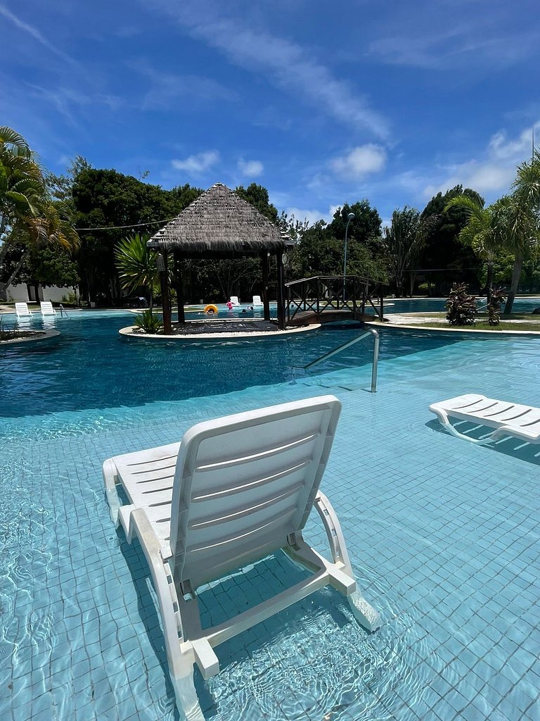 Apartment with incredible pools, Barra de São Miguel.
