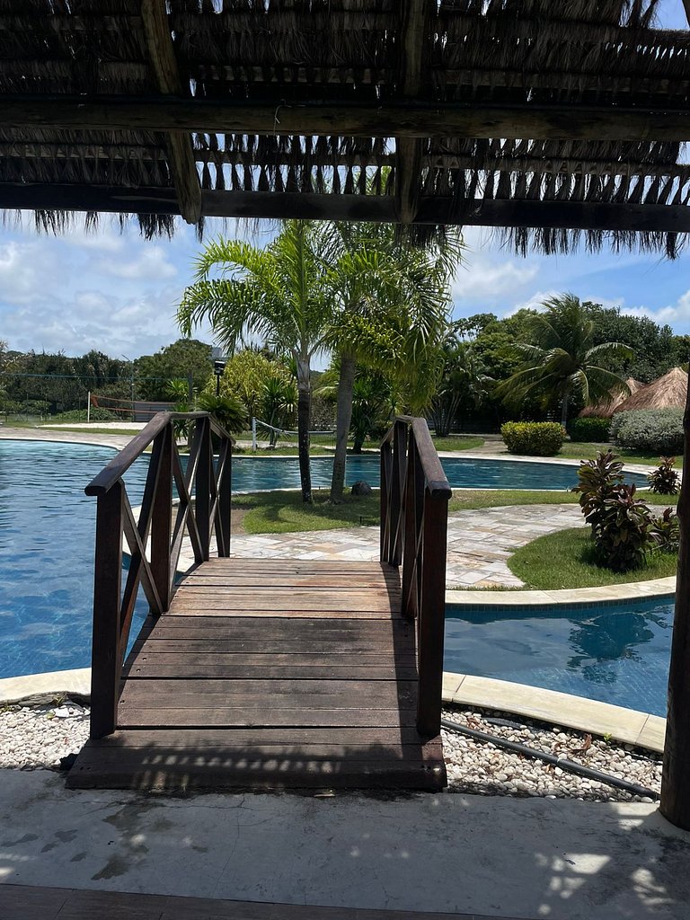 Apartment with incredible pools, Barra de São Miguel.