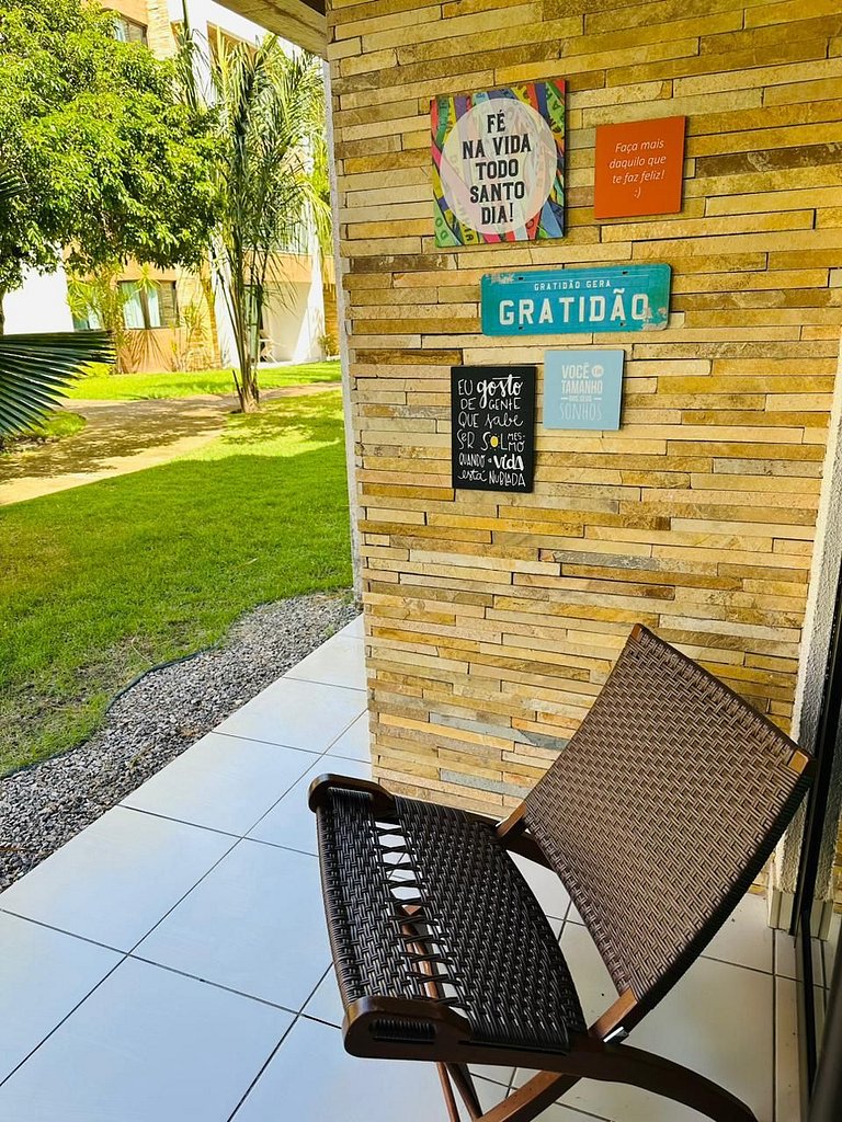 Apartamento con increíbles piscinas, Barra de São Miguel.