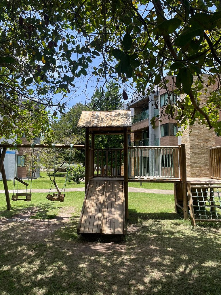 Apartamento con increíbles piscinas, Barra de São Miguel.