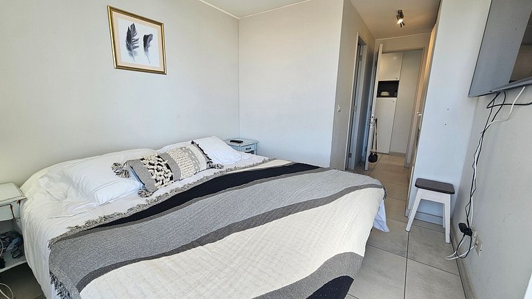 Apartamento com vista para o mar, a passos das Dunas de Conc