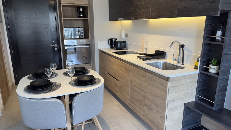 Maravilhoso apartamento a poucos passos do metrô, Ñuñoa.