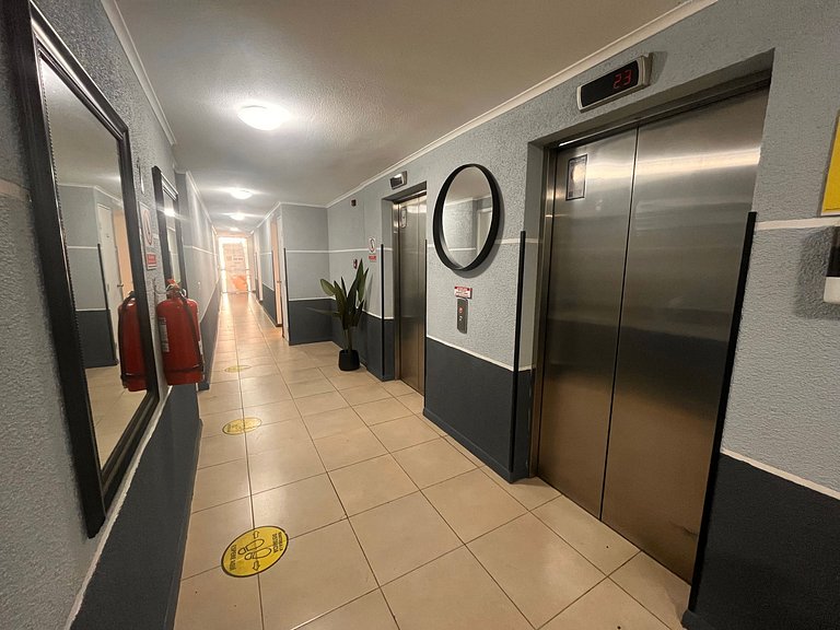 Studio apartment steps from Parque Almagro Metro.
