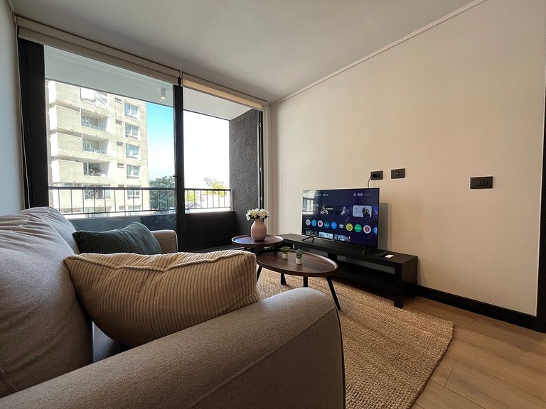 Apartamento a minutos do metrô Irarrázaval, Ñuñoa.