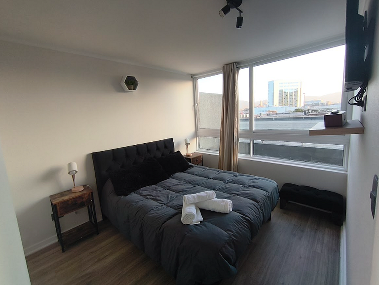 Apartment facing the Port of Coquimbo.