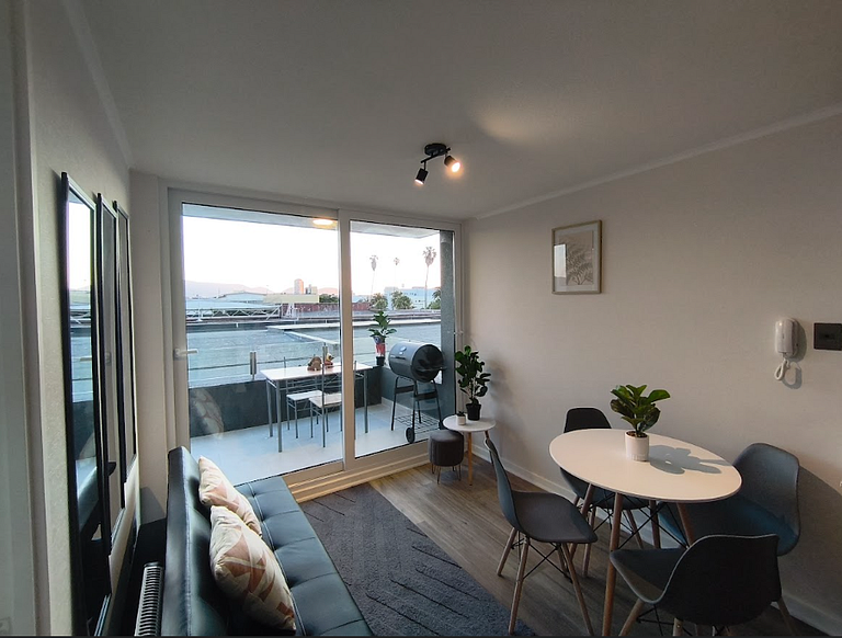 Apartment facing the Port of Coquimbo.