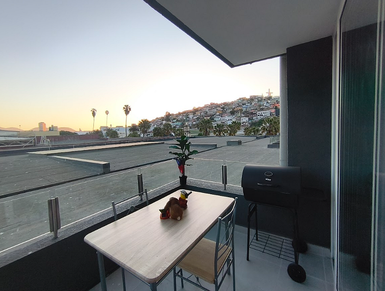 Apartment facing the Port of Coquimbo.