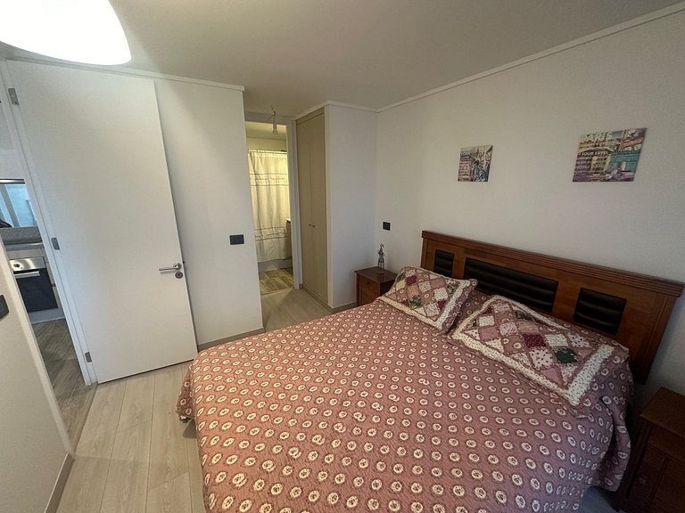Apartamento com incrível lagoa artificial, La Serena.