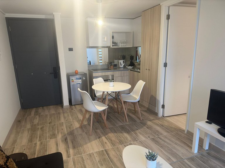 Apartment with incredible artificial lagoon, La Serena.