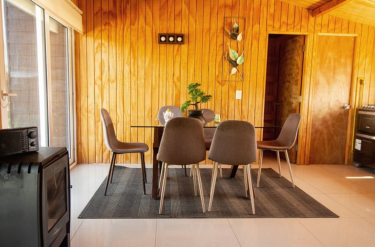 Cabana em complexo privado, a passos do mar, Curanipe.