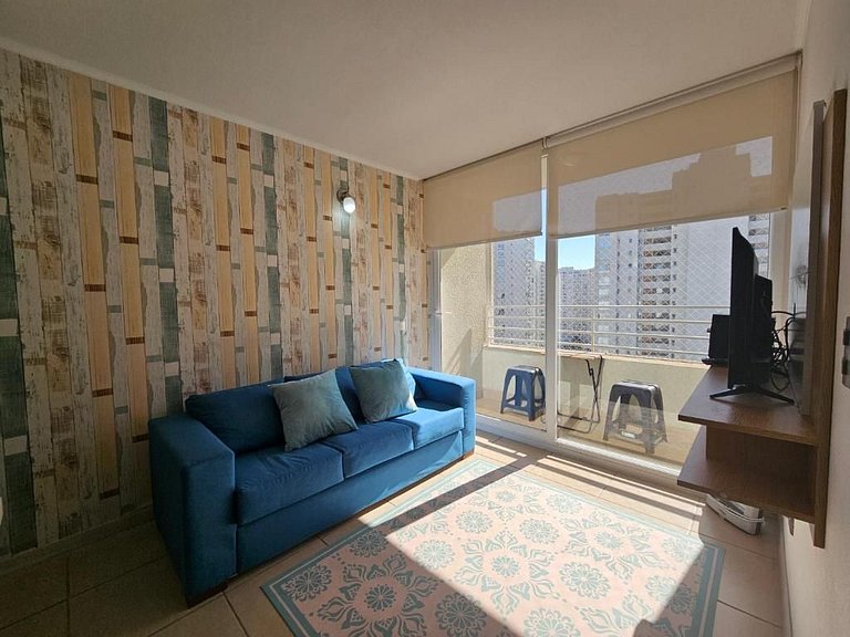 Apartamento familiar a metros do Enjoy Coquimbo.
