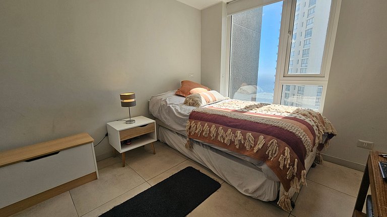 Departamento con vista al mar, a pasos de las Dunas de Concó