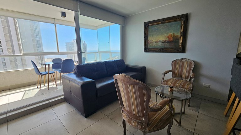 Apartamento com vista para o mar, a passos das Dunas de Conc