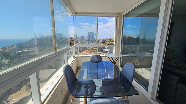 Departamento con vista al mar, a pasos de las Dunas de Concó