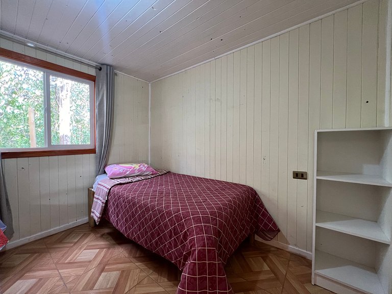 Cabana com tina de água quente em complexo privado, Licanray